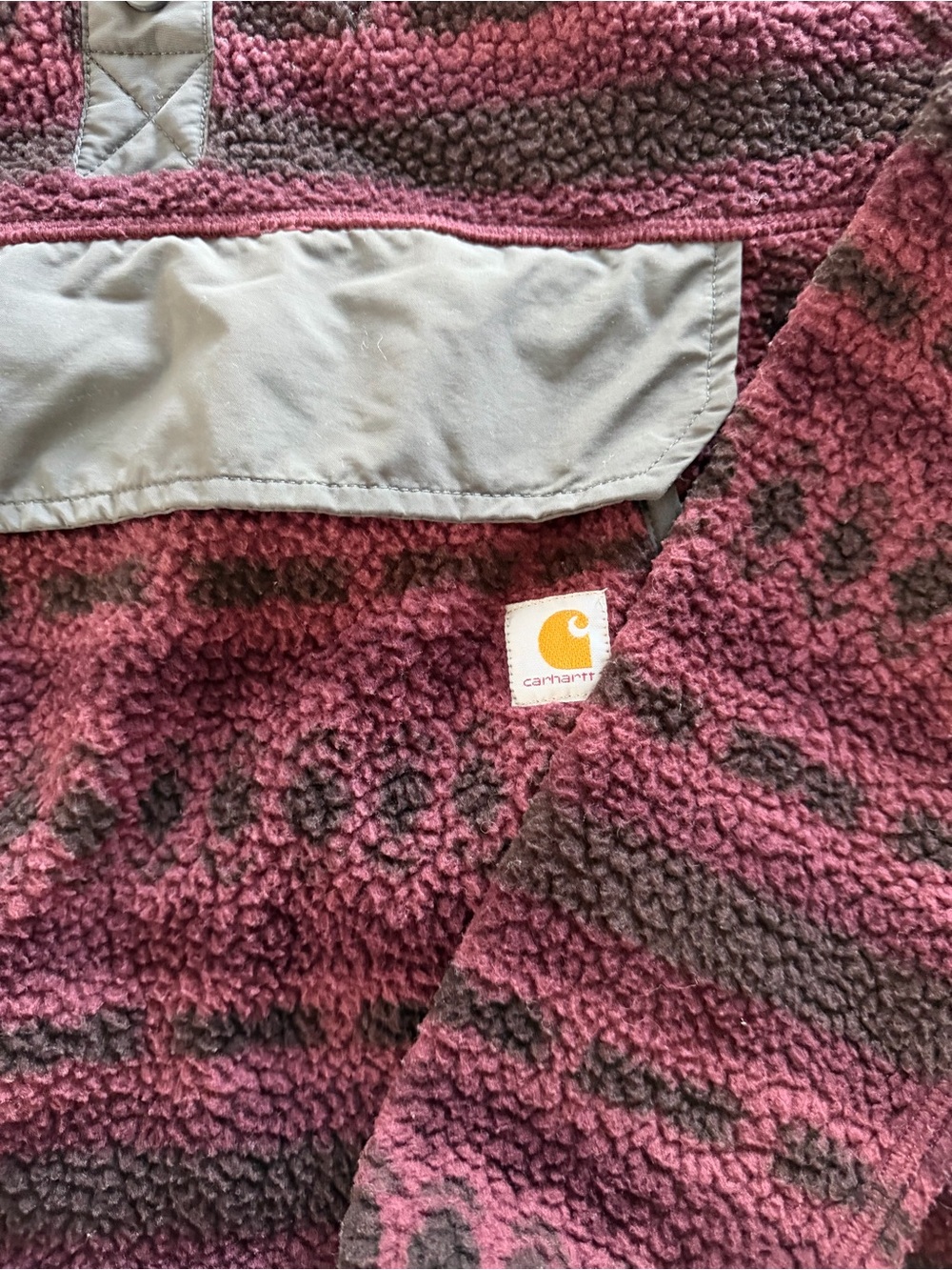 Carhartt Women’s Port Geometric Fleece Pullover in size Large - Picture 3 of 8